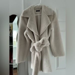 Faux fur Wrap Jacket